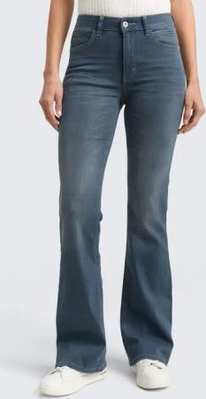 TOM TAILOR Bootcut-Jeans Jeanshosen TTSTELLA BOOTCUT Jeans mit Stretch