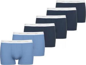 TOM TAILOR Boxershorts (6er Pack) weich, bequem, eng, elastisch, atmungsaktiv Logobund, Baumwollmix