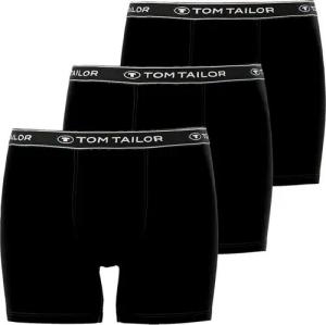 TOM TAILOR Boxershorts Buffer (3er Pack) bequem, basic, eng, atmungsaktiv, Logobund, Baumwollmix