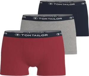 TOM TAILOR Boxershorts Buffer (3er Pack) weich, bequem, basic, eng, Logobund, Baumwollmix