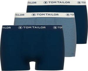 TOM TAILOR Boxershorts Buffer (3er Pack) weich, bequem, eng, elastisch, Logobund, Baumwollmix