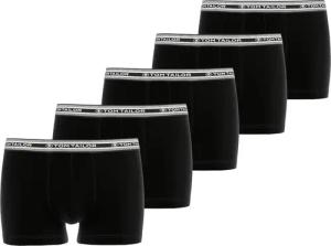 TOM TAILOR Boxershorts "Buffer" 5er Pack, weich, bequem, eng, elastisch, atmungsaktiv Logobund, Baumwollmix