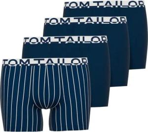 TOM TAILOR Boxershorts Kentucky (4er Pack) weich, bequem, eng, elastisch, Logobund, Baumwollmix