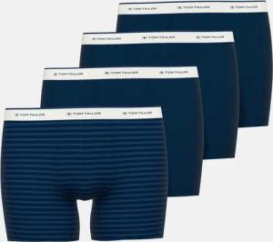 TOM TAILOR Boxershorts Kentucky (4er Pack) weich, elastisch, bequem, eng, atmungsaktiv, Logobund, Baumwollmix