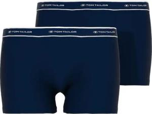 TOM TAILOR Boxershorts "Kentucky" Packung, 2er Pack, 2 weich, bequem, basic, eng, atmungsaktiv, Logobund, Baumwollmix
