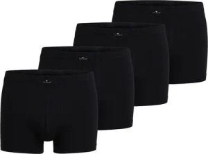TOM TAILOR Boxershorts TOM TAILOR Herren Pants schwarz uni 4er Pack (4-St)