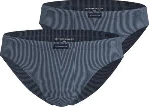 TOM TAILOR Boxershorts TOM TAILOR Herren Slip blau Nadelstreifen 2er Pack (2-St)