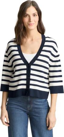 TOM TAILOR Cardigan mit Streifen Muster