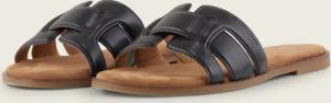 TOM TAILOR Damen Flache Sandalen mit weicher Sohle, schwarz, Uni, Gr. 36