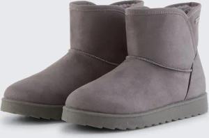 TOM TAILOR Damen Gefütterte Schneestiefel, grau, Uni, Gr. 38