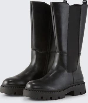 TOM TAILOR Damen Gefütterte Stiefel, schwarz, Uni, Gr. 36