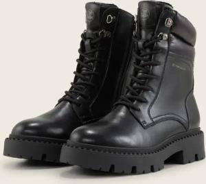 TOM TAILOR Damen Gefütterte Stiefel, schwarz, Uni, Gr. 40