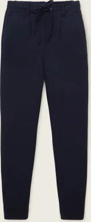 TOM TAILOR Damen Lässige Stoffhose, blau, Uni, Gr. 42/32