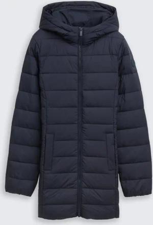 TOM TAILOR Damen Lightweight Steppmantel mit wasserabweisender Funktion, blau, Uni, Gr. XXXL