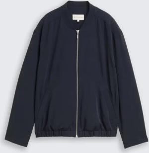 TOM TAILOR Damen Loose Fit Blouson Jacke, blau, Uni, Gr. 36