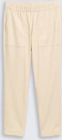 TOM TAILOR Damen Loose Slim Cordhose, braun, Uni, Gr. 36/28