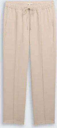 TOM TAILOR Damen Loose Straight Hose, grau, Uni, Gr. 38/32