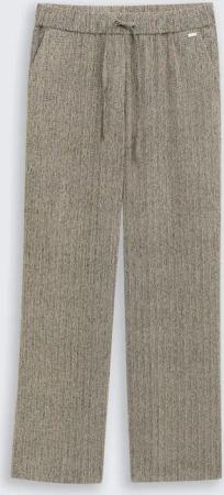 TOM TAILOR Damen Loose Wide Hose, braun, Meliert, Gr. 38/32