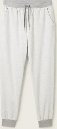 TOM TAILOR Damen Loungewear Sweat-Hose in Melange Optik, grau, Meliert, Gr. M/38