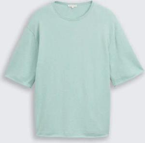 TOM TAILOR Damen Plus Size - Loose Fit Strickpullover mit Kaschmir-Anteil, grün, Meliert, Gr. 54