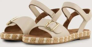 TOM TAILOR Damen Sandalen mit weicher Sohle, beige, Uni, Gr. 38
