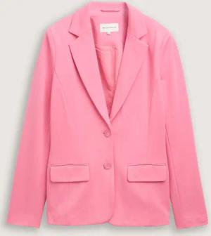 TOM TAILOR Damen Slim Fit Jersey Blazer, rosa, Uni, Gr. L