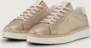 TOM TAILOR Damen Sneaker im Metallic-Look, gold, Uni, Gr. 36