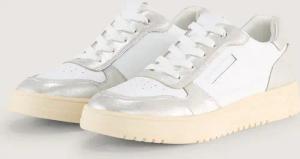 TOM TAILOR Damen Sneaker mit Metallic-Details, weiß, Uni, Gr. 41