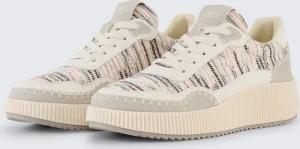 TOM TAILOR Damen Sneaker mit Plateau, beige, Gemustert, Gr. 39