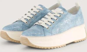 TOM TAILOR Damen Sneaker mit Plateau, blau, Uni, Gr. 40