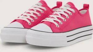 TOM TAILOR Damen Sneaker mit Plateau, rosa, Uni, Gr. 39
