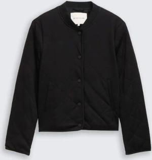 TOM TAILOR Damen Steppjacke mit Glitzer-Effekt, grau, Uni, Gr. XXL