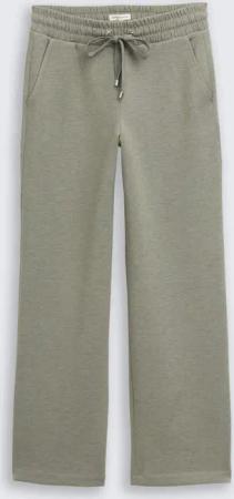 TOM TAILOR Damen Straight Scuba Hose, grün, Meliert, Gr. 42/30