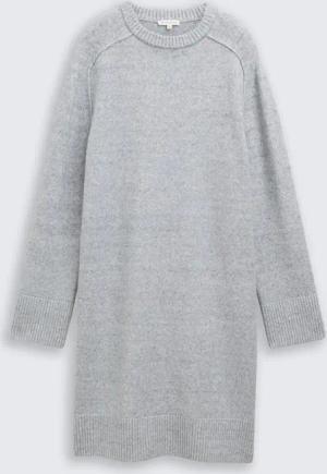 TOM TAILOR Damen Strickkleid in Melange-Optik, bunt, Meliert, Gr. 36