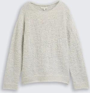 TOM TAILOR Damen Strickpullover mit Struktur, schwarz, Farbverlauf, Gr. XL