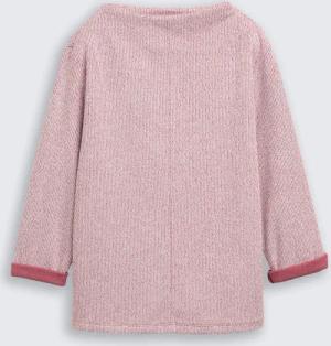 TOM TAILOR Damen Sweatshirt mit Stehkragen, rot, Meliert, Gr. XS