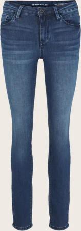 TOM TAILOR Damen TTALEXA SKINNY Jeans, blau, Uni, Gr. 25/32