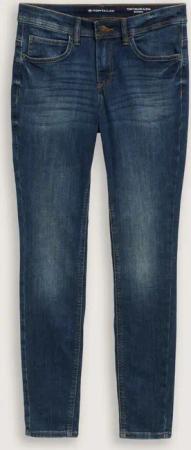 TOM TAILOR Damen TTALEXA SKINNY Jeans, blau, Uni, Gr. 34/32