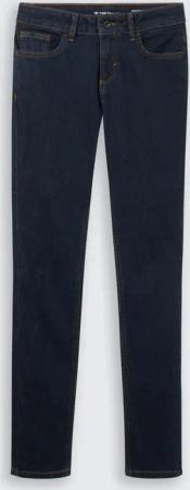 TOM TAILOR Damen TTALEXA SLIM Jeans, blau, Uni, Gr. 33/30