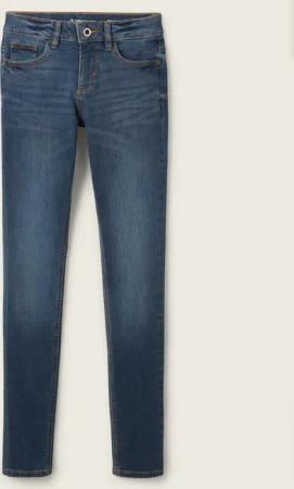 TOM TAILOR Damen TTALEXA SLIM Jeans, blau, Uni, Gr. 33/32