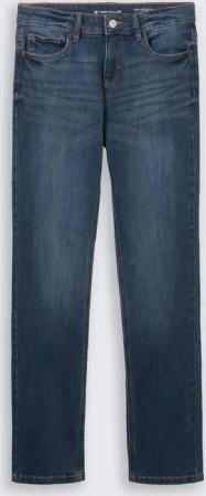 TOM TAILOR Damen TTALEXA STRAIGHT Jeans, blau, Uni, Gr. 25/32