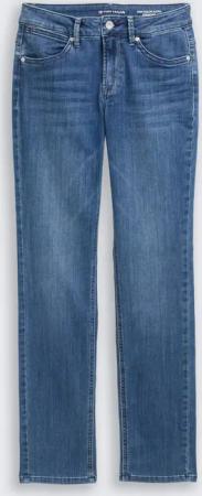 TOM TAILOR Damen TTALEXA STRAIGHT Jeans, blau, Uni, Gr. 29/32
