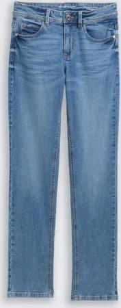 TOM TAILOR Damen TTALEXA STRAIGHT Jeans, blau, Uni, Gr. 29/34