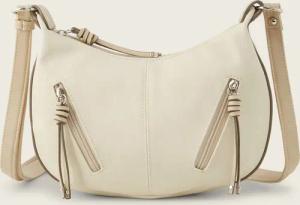 TOM TAILOR Damen TTCAIA S Umhängetasche mit Reißverschluss-Details, weiß, Uni, Gr. ONESIZE