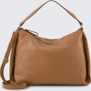 TOM TAILOR Damen TTCASSIA L Beuteltasche aus Lederimitat, braun, Uni, Gr. ONESIZE