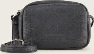 TOM TAILOR Damen TTELIS Umhängetasche mit Ziernaht, schwarz, Uni, Gr. ONESIZE