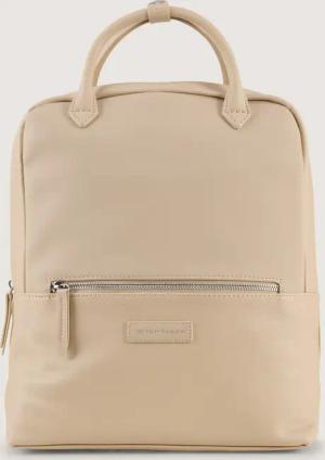 TOM TAILOR Damen TTGIA L Rucksack aus Lederimitat, beige, Uni, Gr. ONESIZE