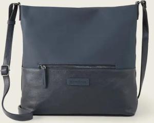 TOM TAILOR Damen TTGIA M Beuteltasche aus Lederimitat, blau, Uni, Gr. ONESIZE