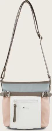 TOM TAILOR Damen TTJUNA Umhängetasche mit Gürtelelement, rosa, Colour Blocking, Gr. ONESIZE