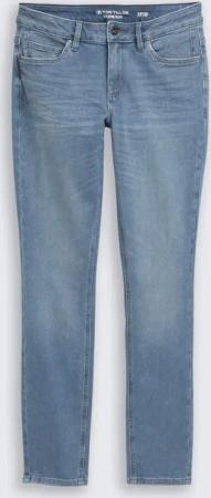 TOM TAILOR Damen TTLENE SLIM Jeans, blau, Uni, Gr. 29/30